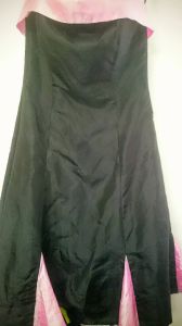 Adult Female Costumes to Hire - 50's Black with pink detail dress